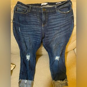 $7 Jeans! True Craft Mid Rise Skinny Ankle- lightly worn!